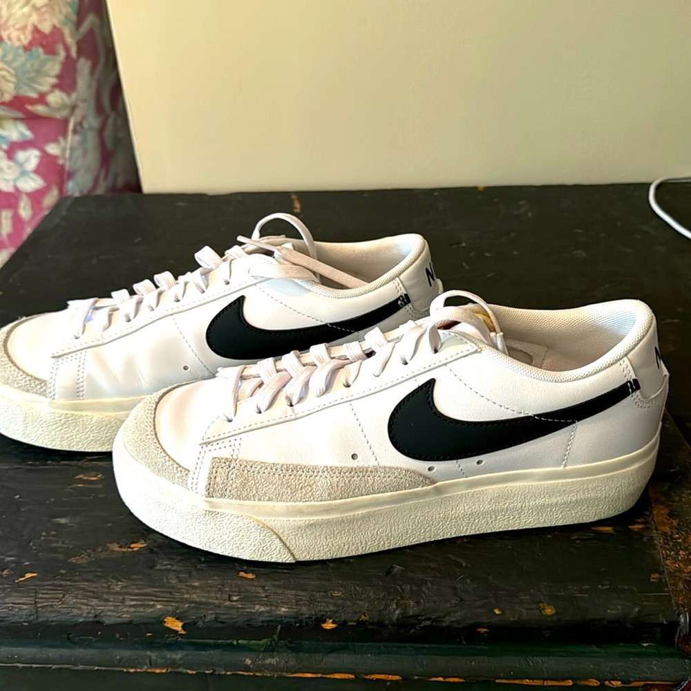 Platform nike sneakers-worn only once!